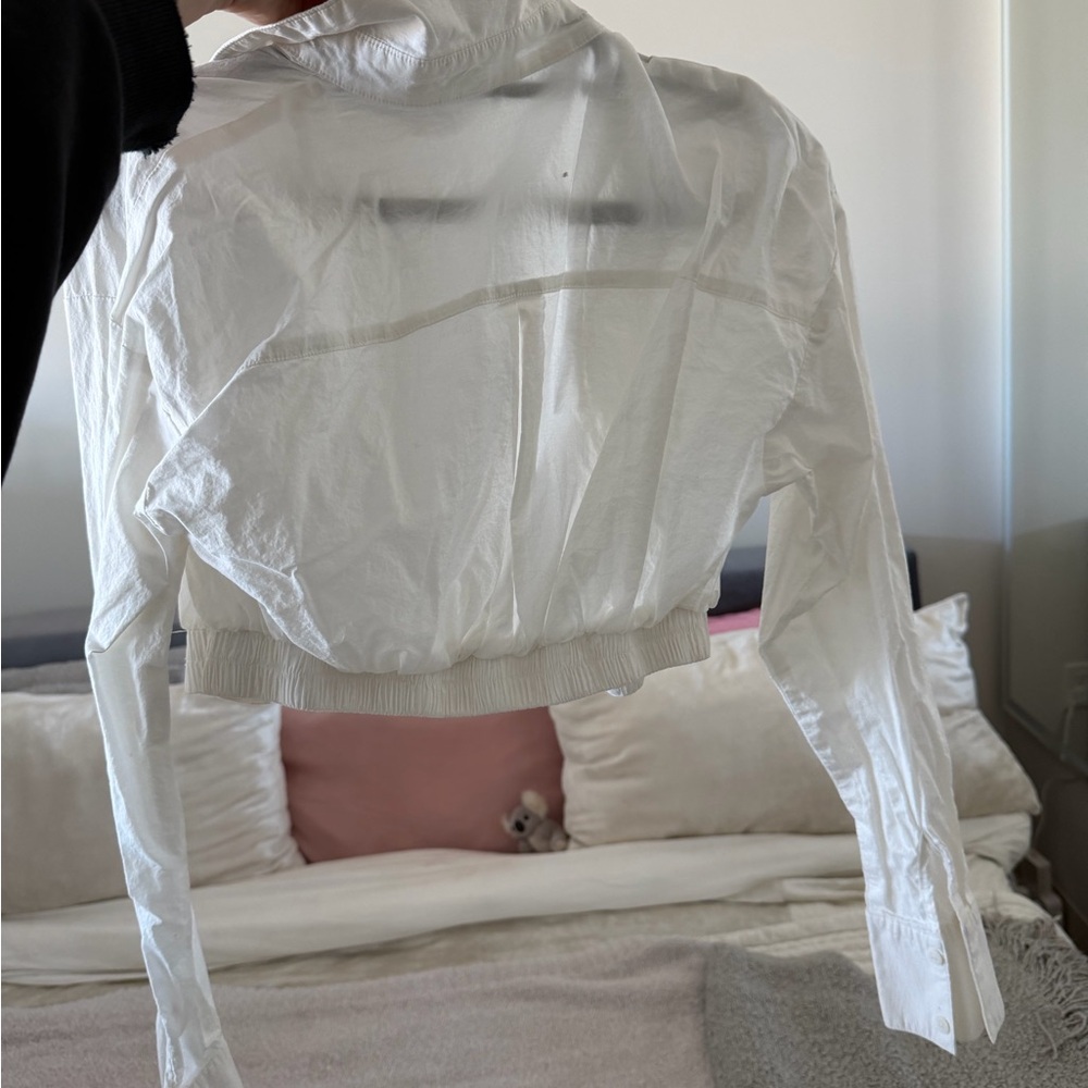 Superdown Ivory Button-Up Shirt - image 5